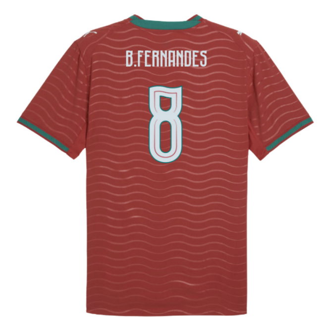 2026-2027 Portugal Authentic Home Shirt (B.Fernandes 8)-SoccerKits Hub | Buy Soccer Jerseys Online